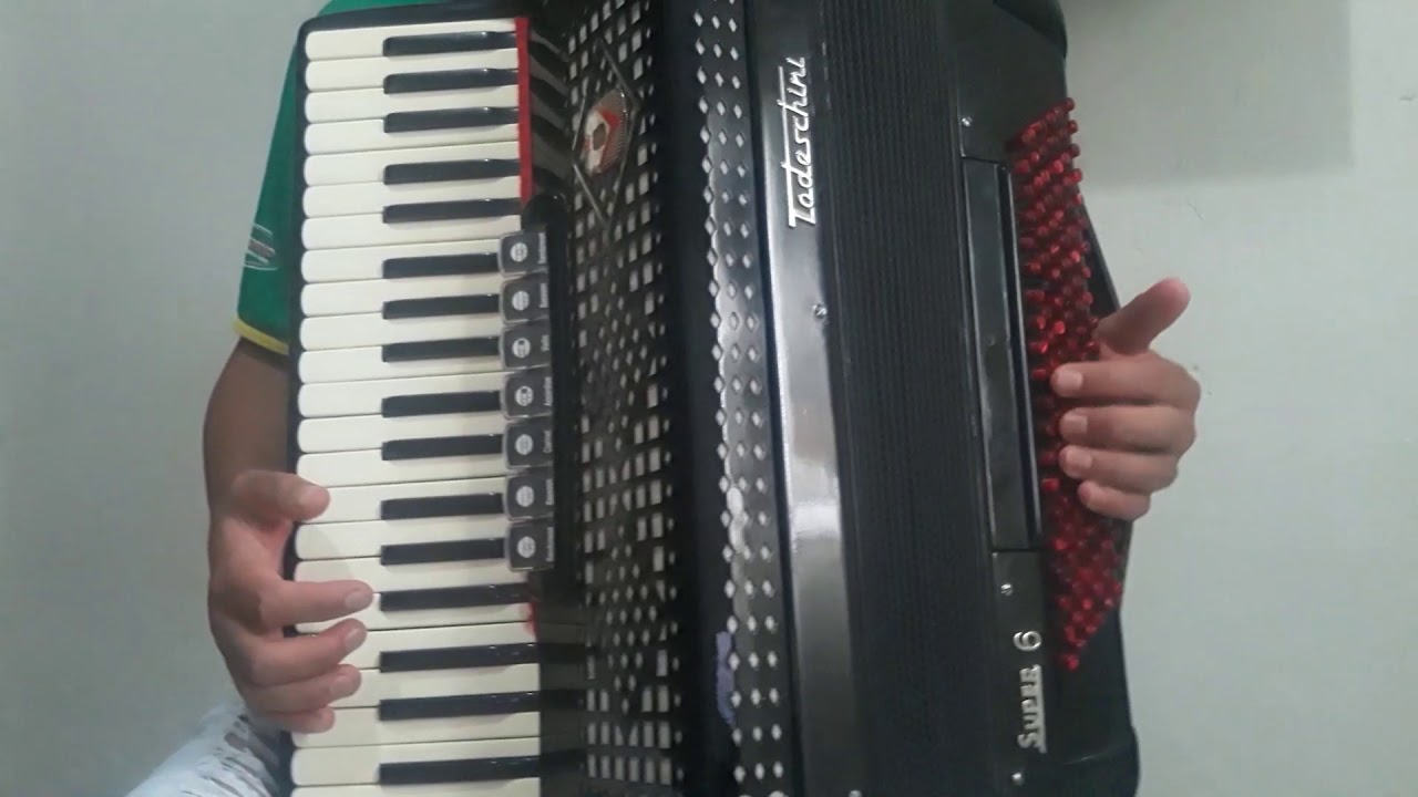 Vídeo aula Acordeon iniciante Menino da Porteira