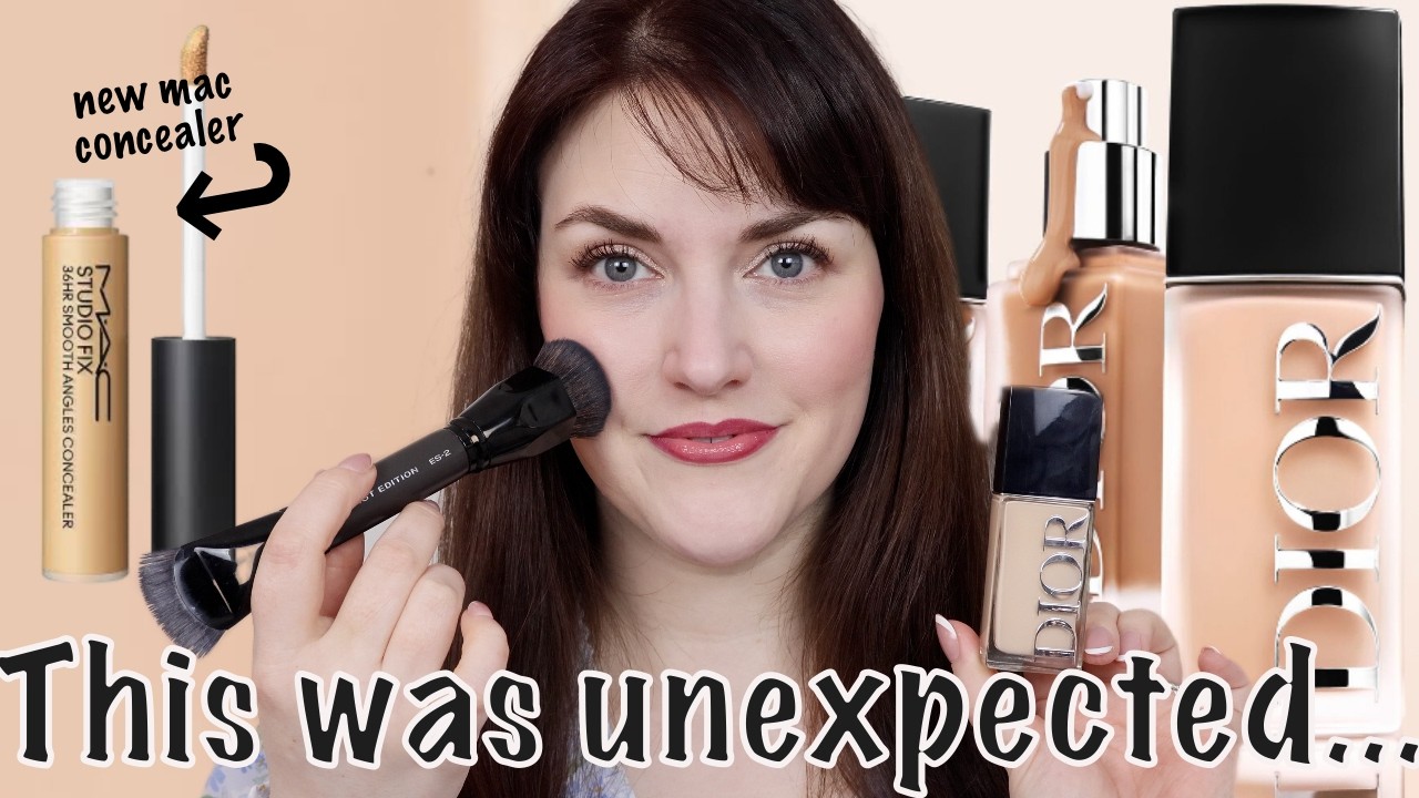 ✨ DIOR FOREVER SKIN GLOW И КОНСИЛЕР MAC SMOOTH ANGLES ✨ Тест на стойкость в течение 12 часов