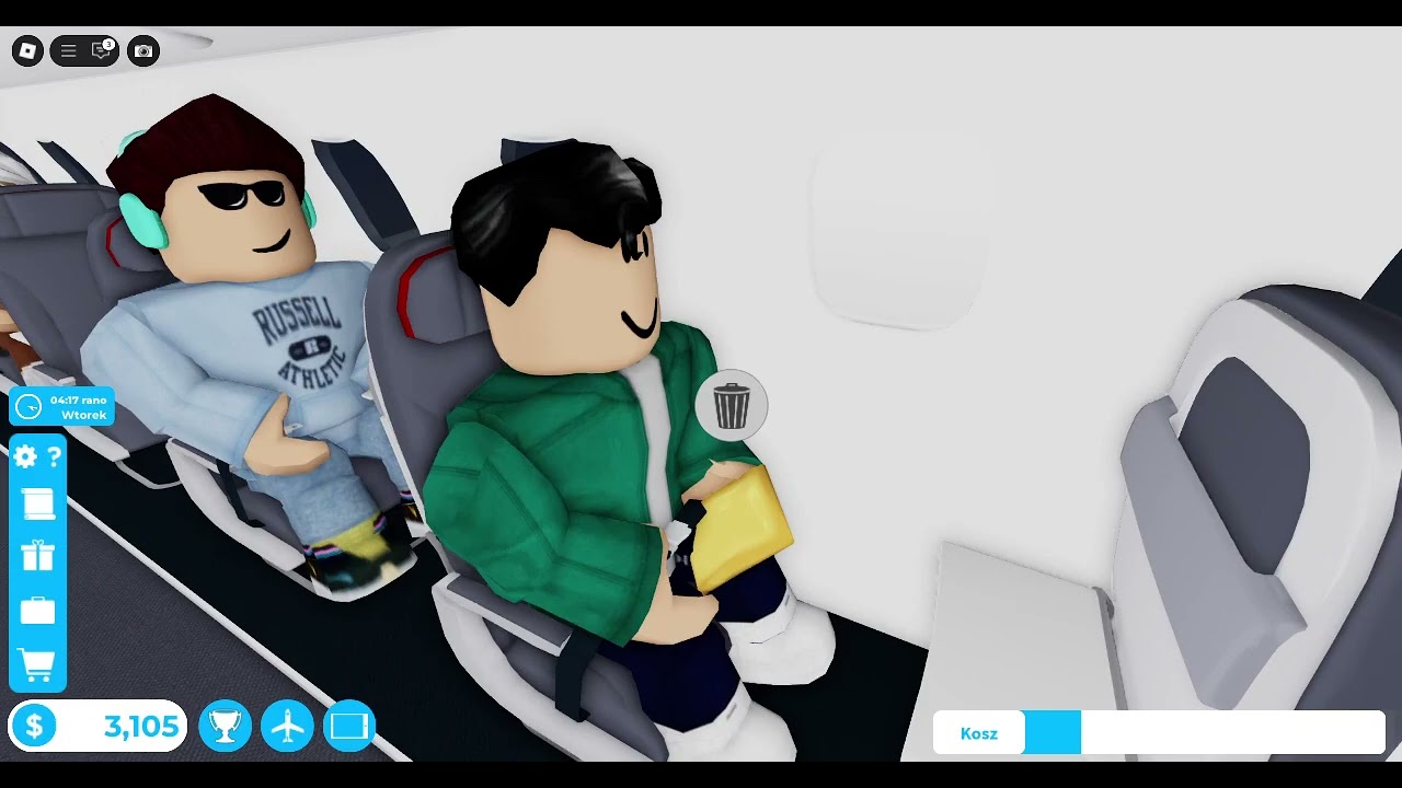 katastrofa samolotu e175 w Cabin Crew simulator roblox
