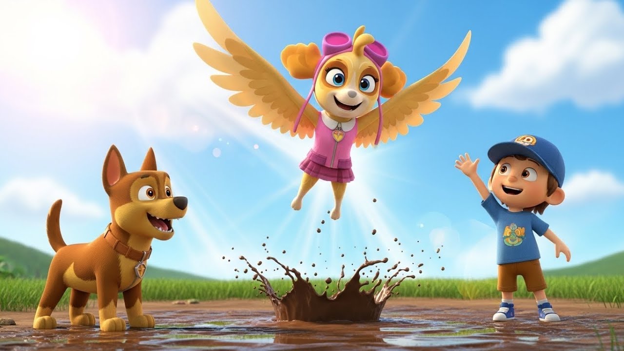 Paw Patrol Pups Got Stuck in the Mud | Kids Songs & Nursery Rhymes