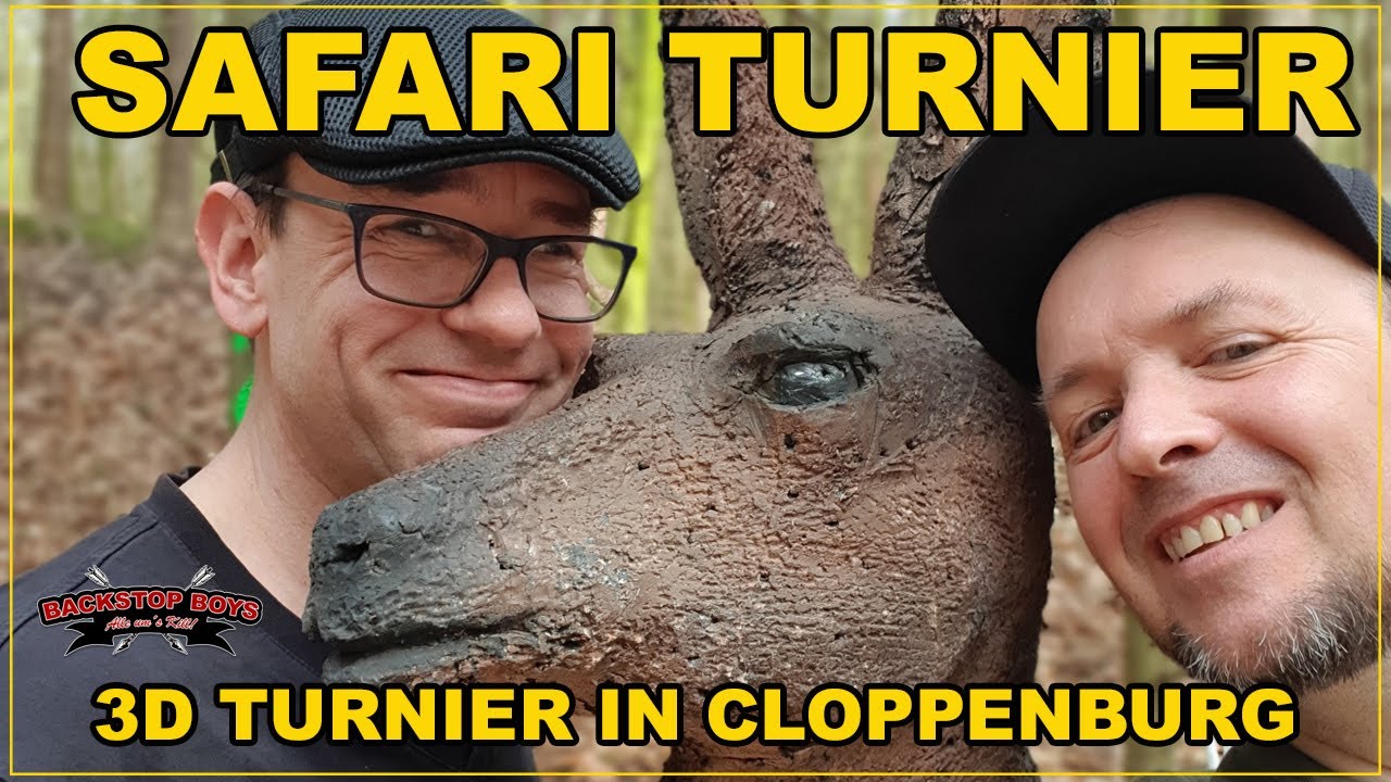 3D Bogensport - Turnier in Cloppenburg. Unterwegs auf der legendären Safari.