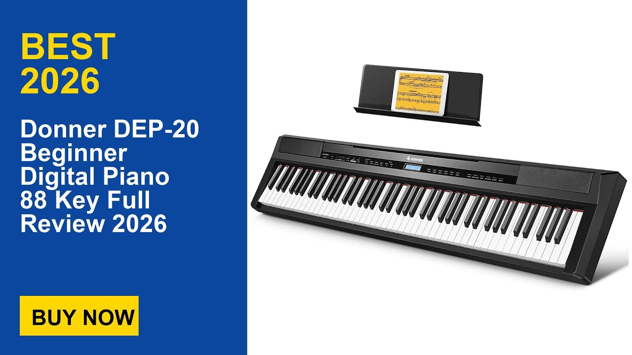Donner DEP-20 Beginner Digital Piano 88 Key Full Review 2026