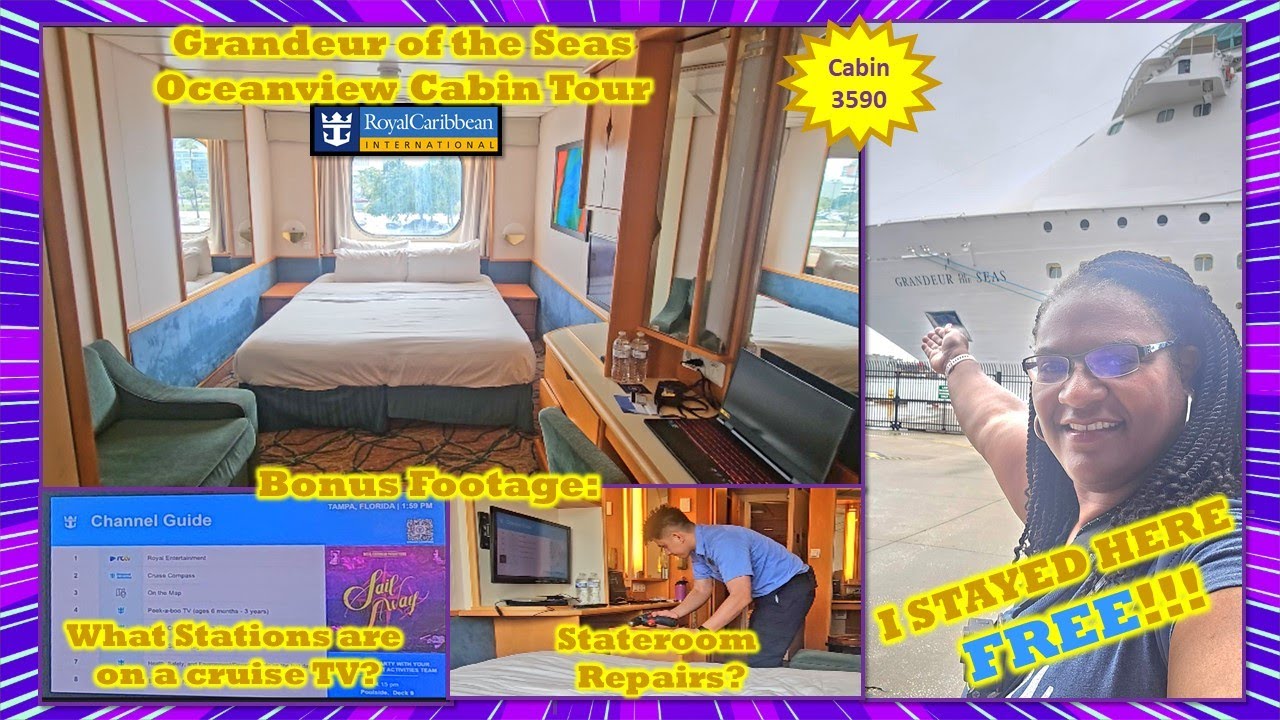 🚢 Tour The Spectacular Oceanview Cabin 3590 On The Grandeur Of The Seas