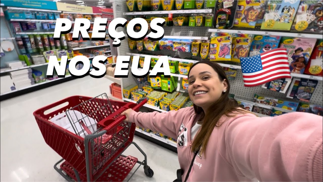 TOUR PELA TARGET COM PRE&Ccedil;OS 🇺🇸