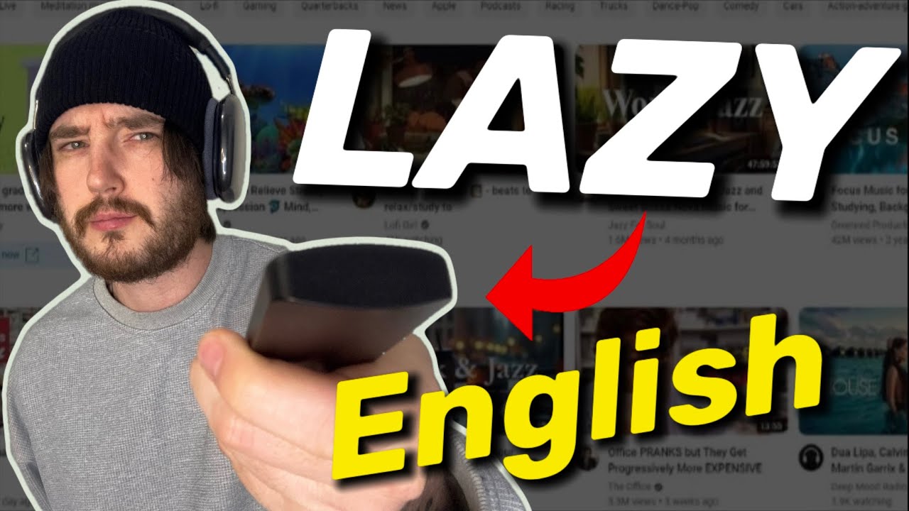 How to Learn English the LAZY Way (By Watching YouTube!)