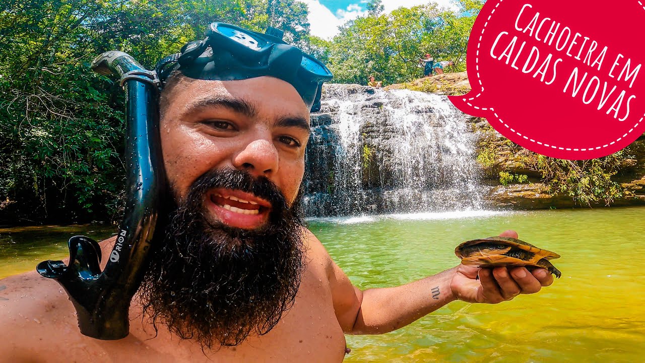 Cachoeiras em caldas novas - Parque estadual da Serra de caldas novas PESCAN