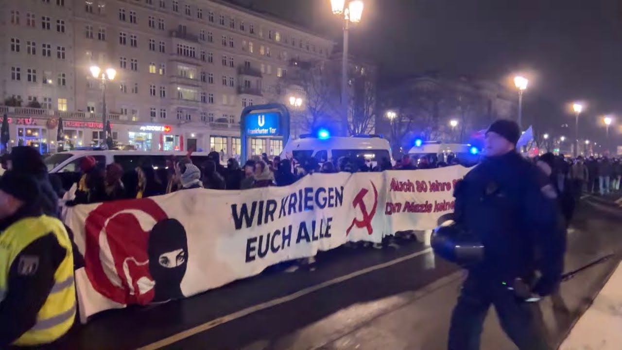 Free Maja Demonstration Berlin 4.2.26 Schlesisches Tor