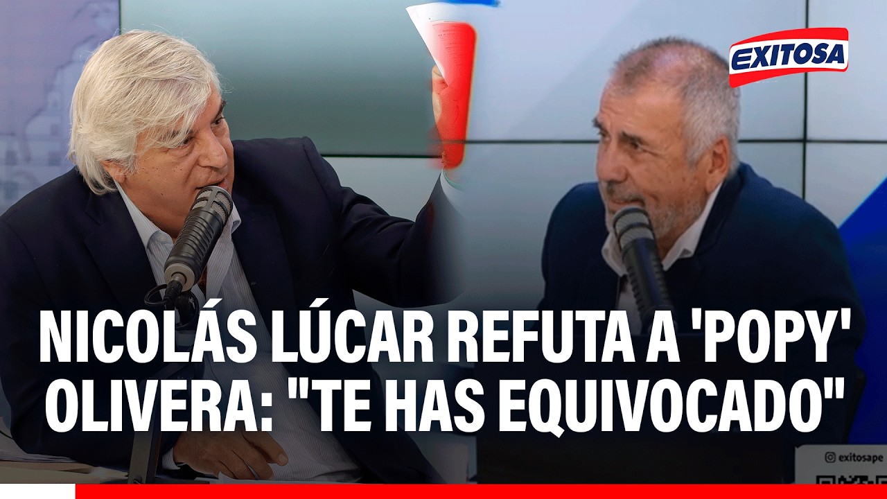 🔴🔵 Nicol&aacute;s L&uacute;car refuta a 'Popy' Olivera por afirmar que hubo 