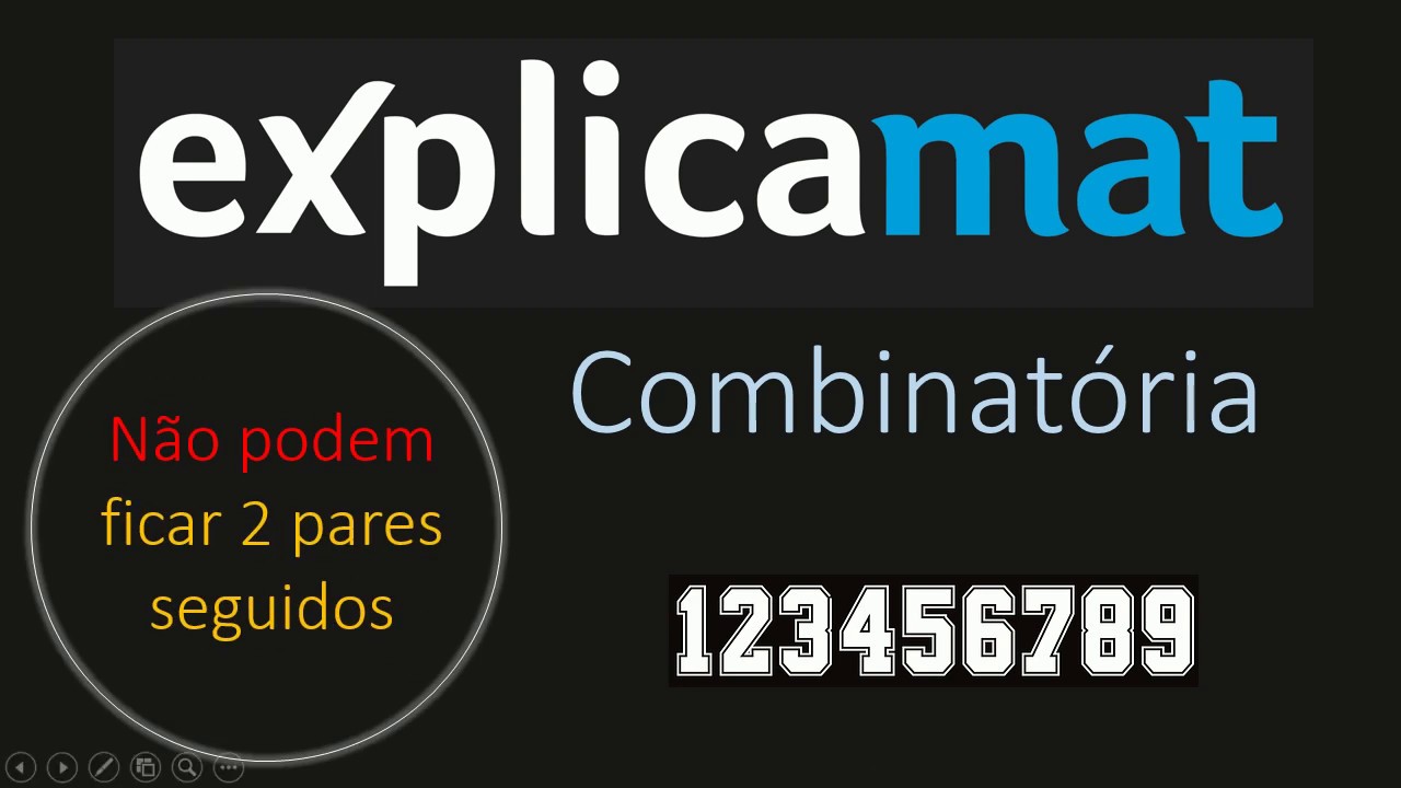 Combinatória | Sequência de Algarismos