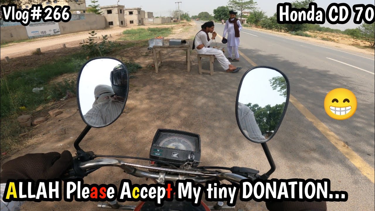 ALLAH Please Accept My tiny DONATION || KASUR to KOT RADHA KISHAN|| Honda CD 70