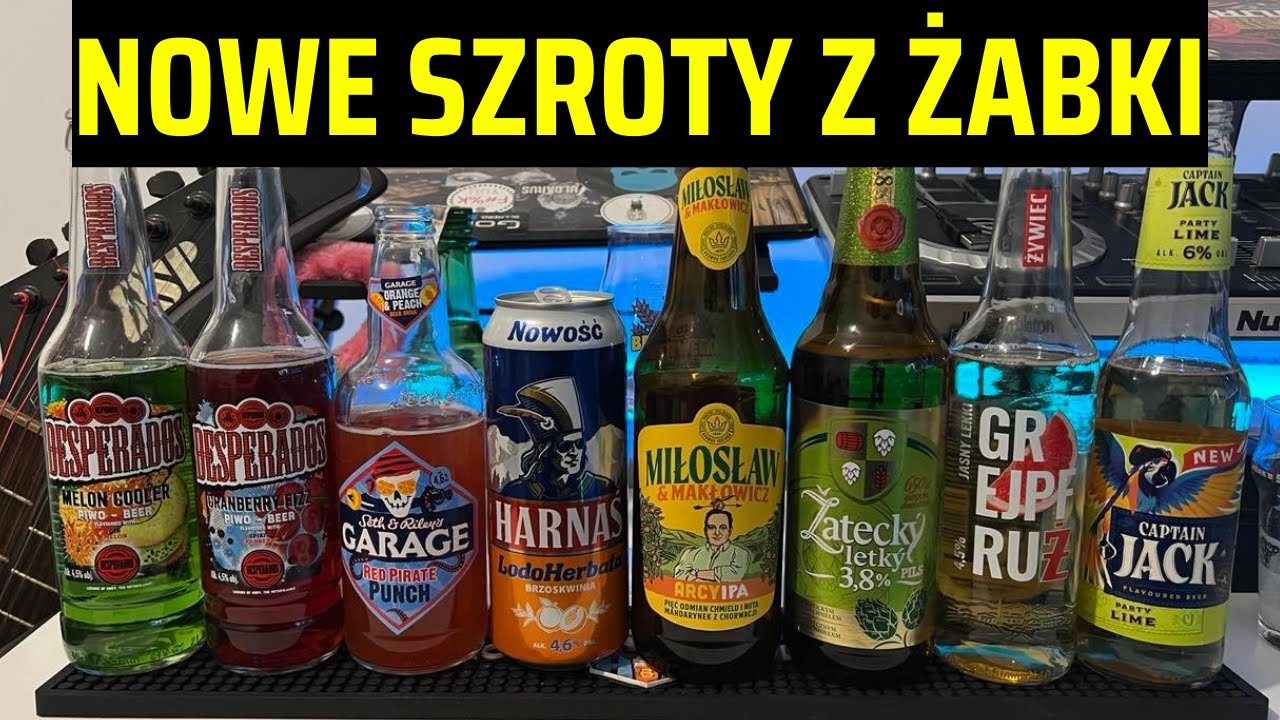 TEST SZROT&Oacute;W Z ŻABKI | NOWE DESPERADOSY, ARCYIPA, CAPTAIN JACK