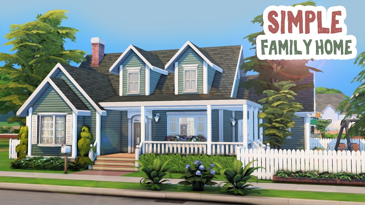 Simple Family Home || The Sims 4: Speed Build