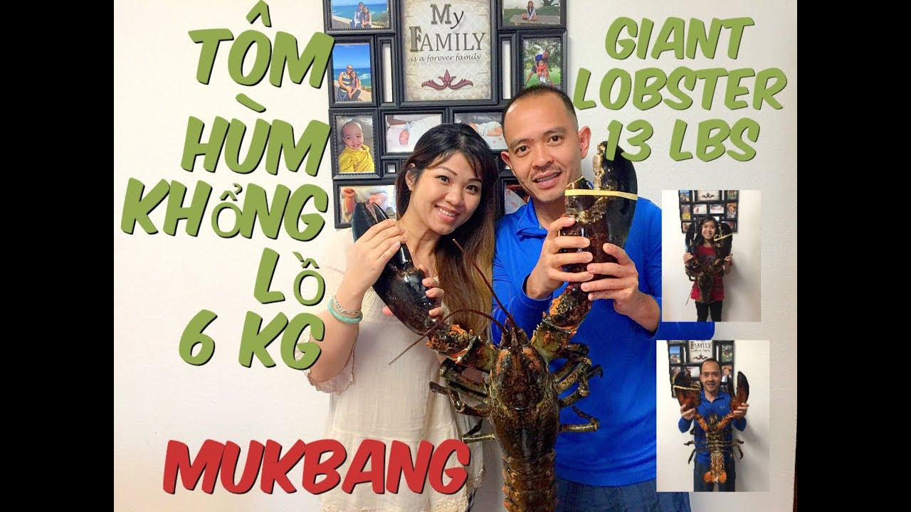 Tôm Hùm Khổng Lồ - Giant ($200) Maine Lobster Mukbang Pt I