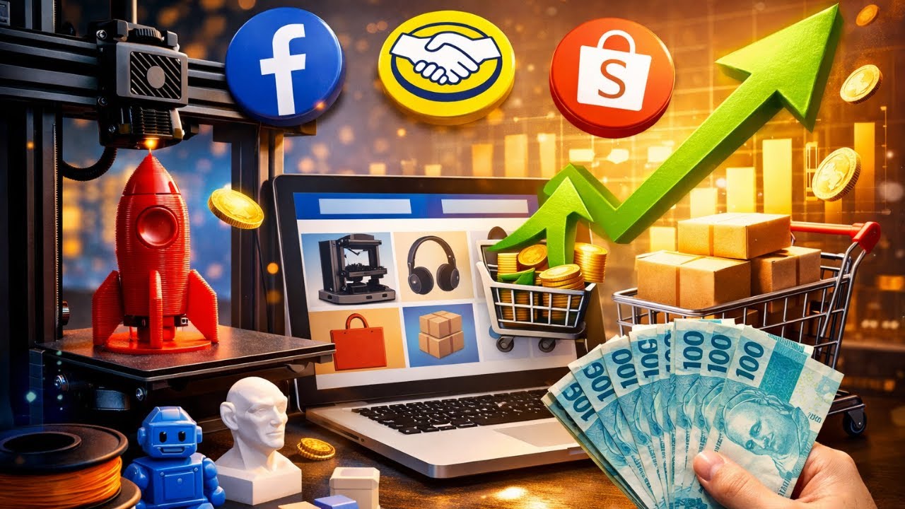 Impressão 3D para renda - Como vender impressões 3D