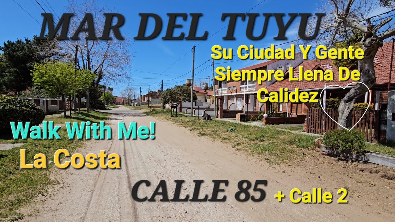 Argentina Coast City Walk - Mar Del Tuyu Y Como La Ciudad Se Prepara Para El Verano 2023/24