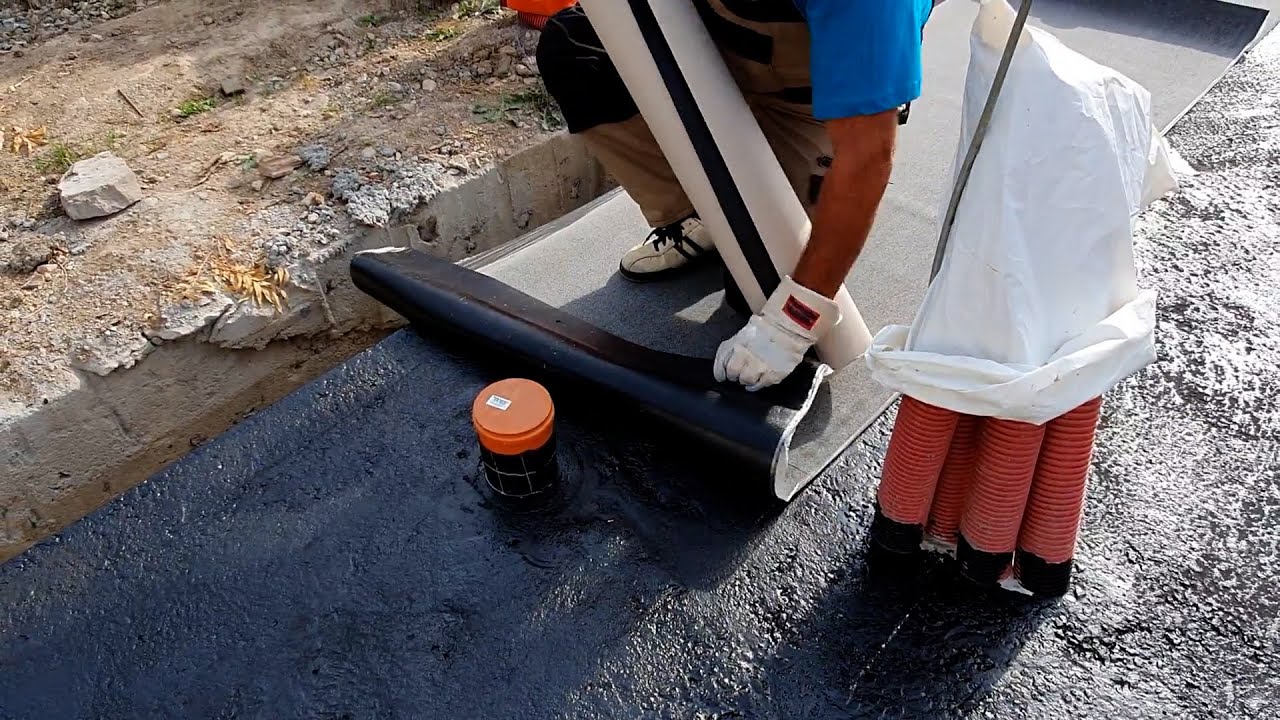 Hydroizolace základové desky 3/3 - opracování detailů
