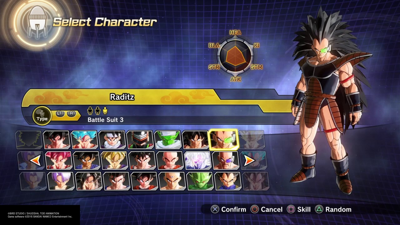 DBXV2 - All Characters (No DLC)