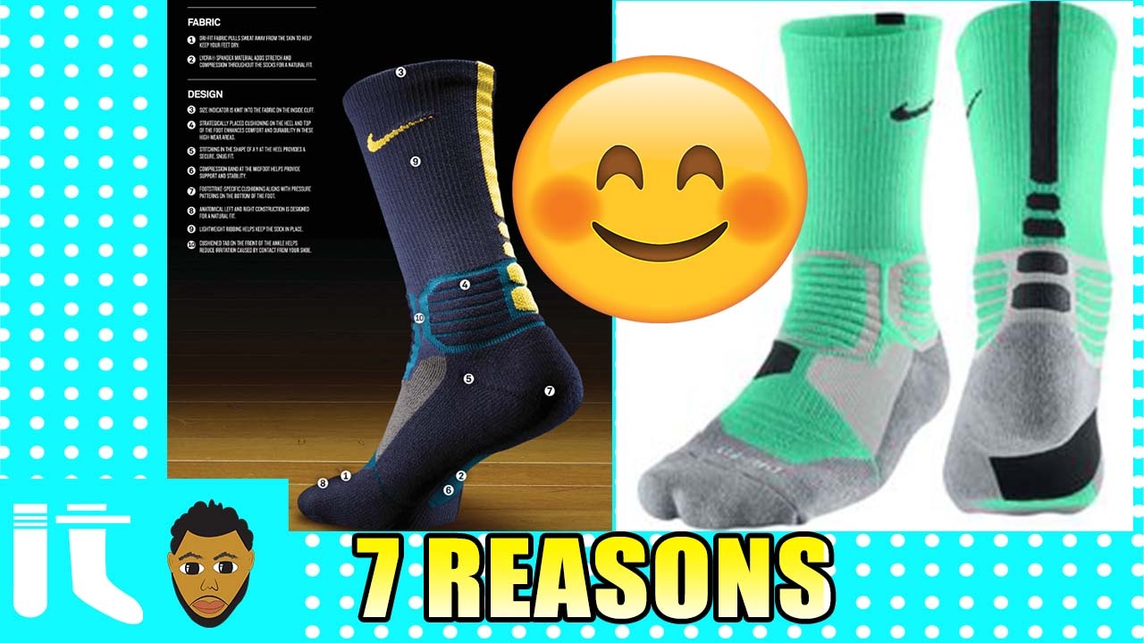TOP 7 REASONS WHY YOU NEED NIKE ⚡ELITE⚡ SOCKS✔