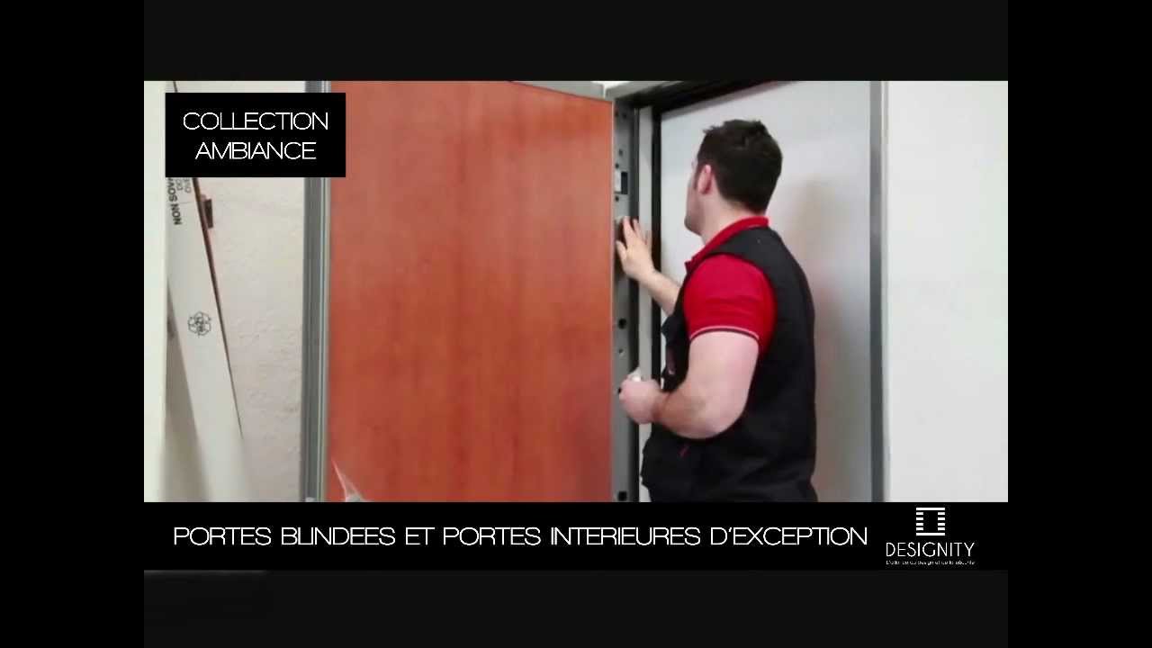 Installation d'une porte blindée Designity - Collection Ambiance - BLOC PORTE FORTEX