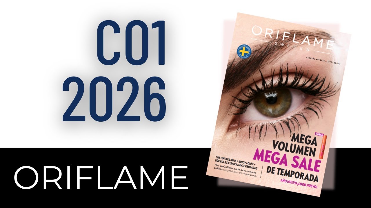 Oriflame México | C01•2026 | Mega Volumen | Año Nuevo, nuevo Look 🌸