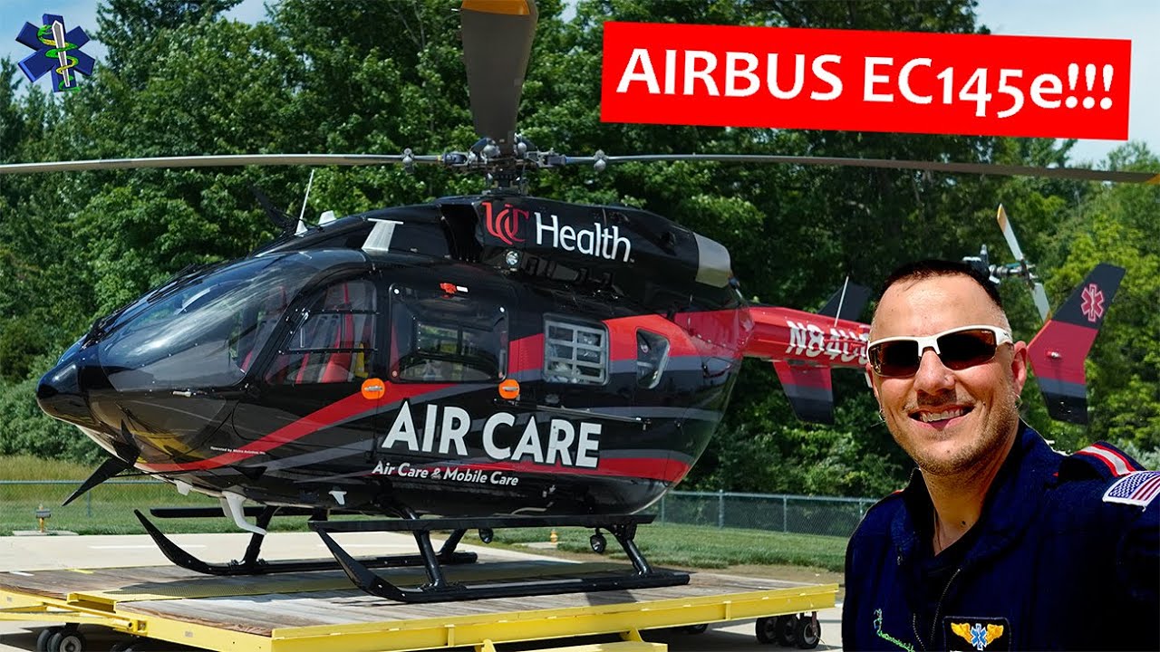 I Got to Fly With University of Cincinnati Air Care Medical Helicopter! Airbus EC145e! (58)