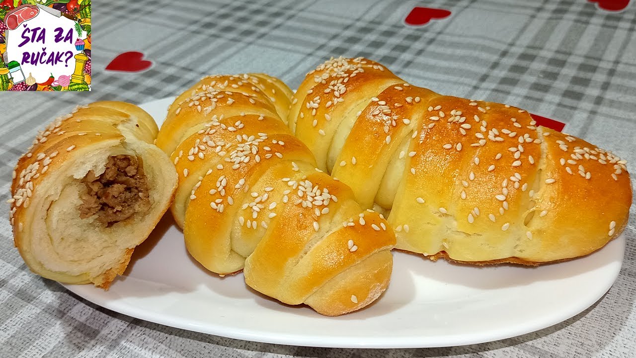 Kifle sa mlevenim mesom
