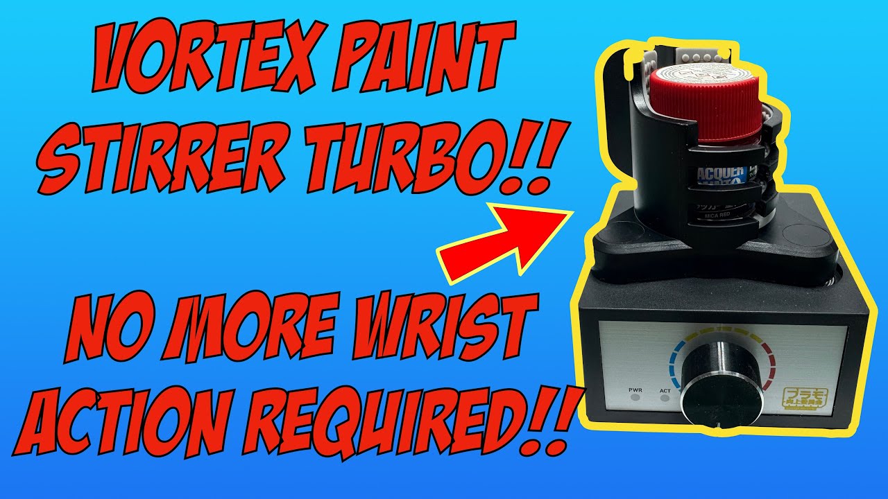 Vortex STIRRER TURBO - No More Shaking Your Paint!! | Review