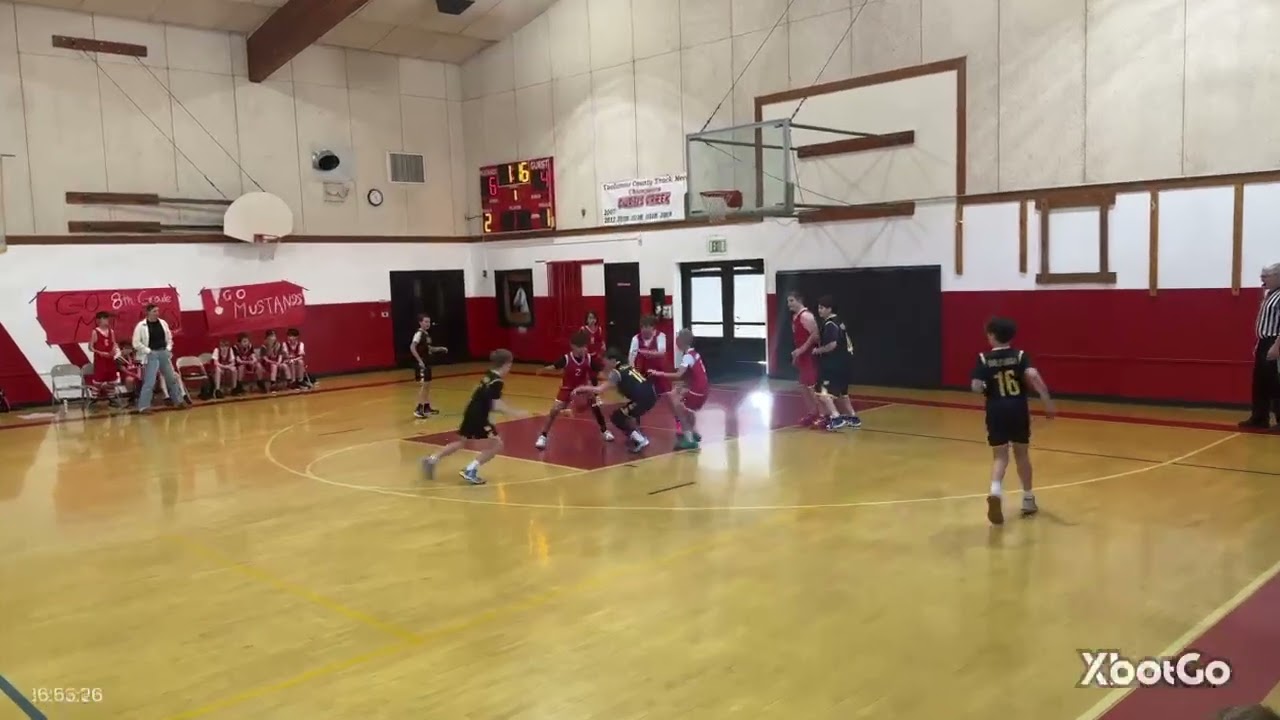6th Grade Curtis Creek 28 vs Gold Rush 29 Basketball