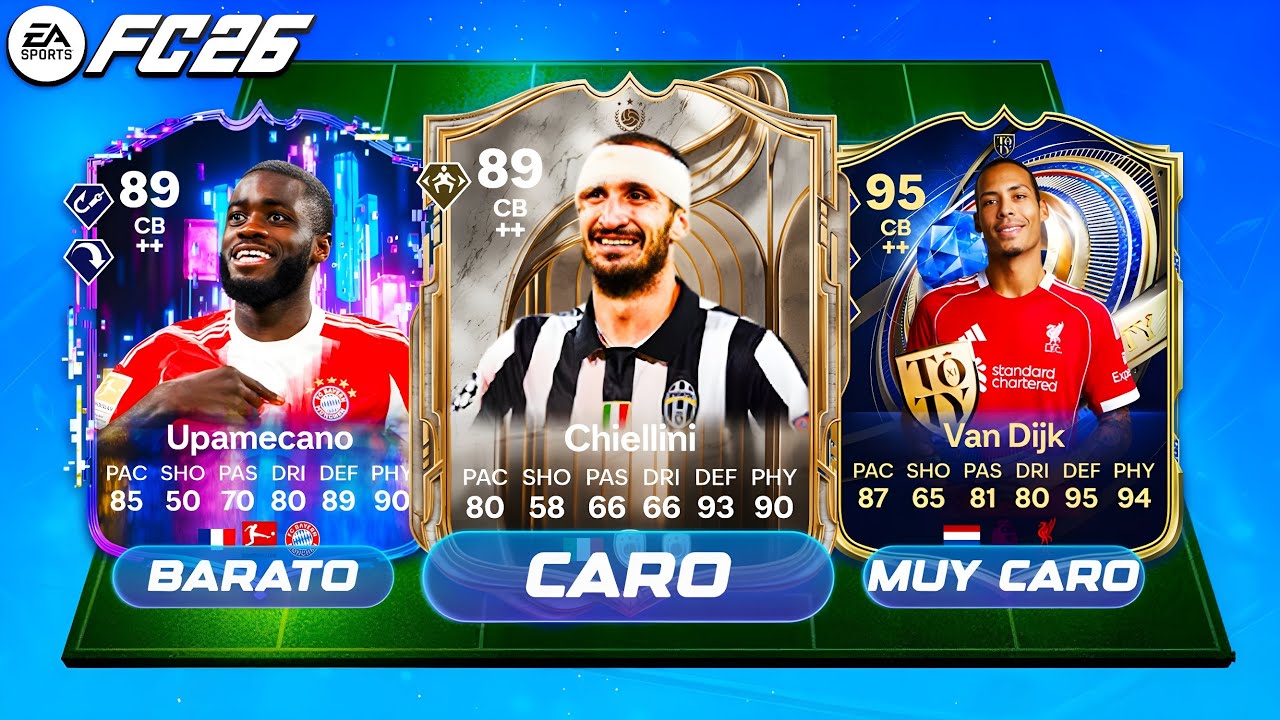 Los MEJORES DEFENSAS CENTRALES de FC 26 por RANGO DE PRECIO!!
