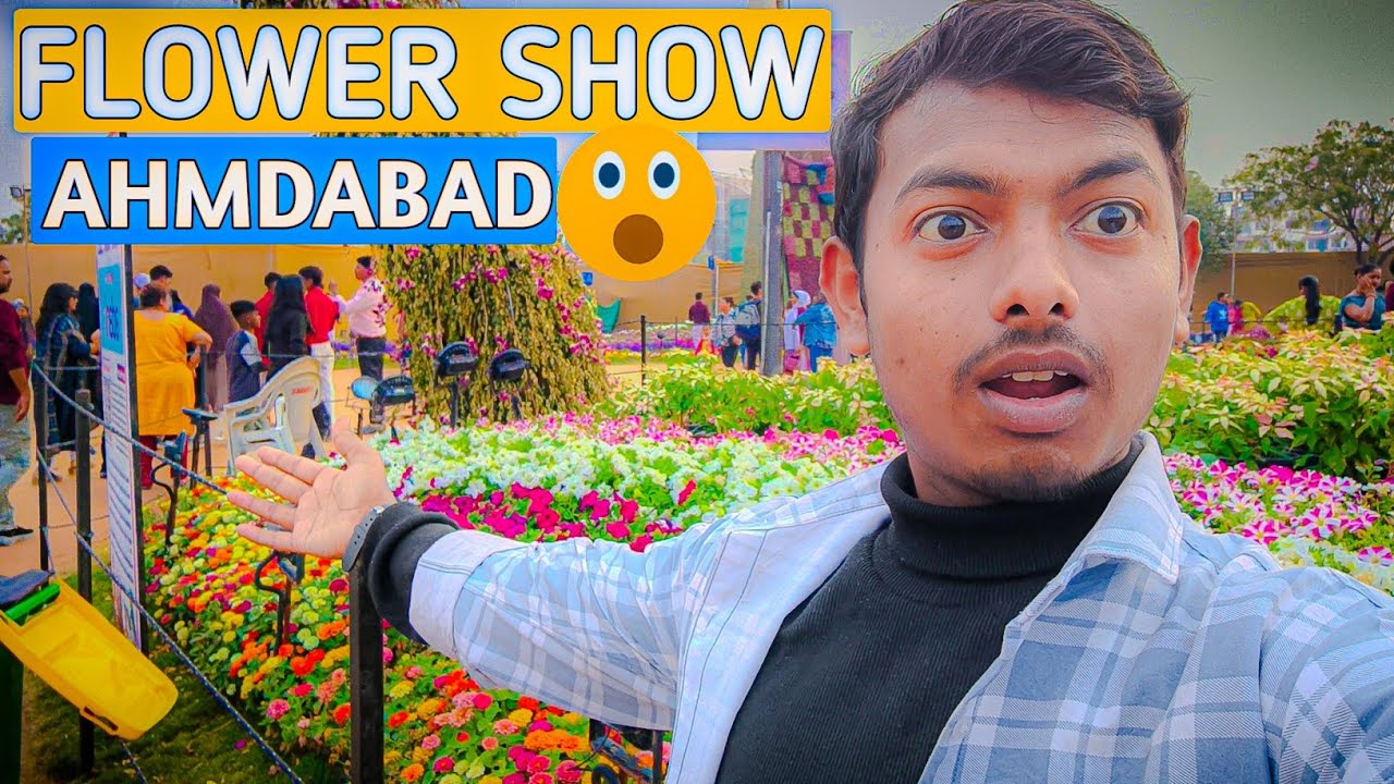 Flower Show Ahmedabad Gujarat 🌸 | World Heritage City Ahmedabad Full Vlog | Sabarmati Riverfront 🌊