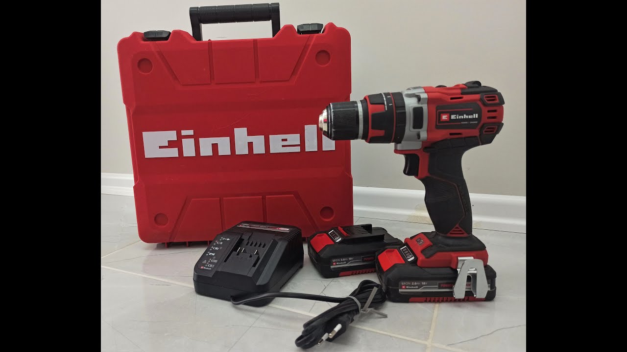 УДАРНАЯ ДРЕЛЬ Einhell TE-CD 18/50 Li-i BL ПРОДВИЖЕНИЕ И ИСПЫТАНИЯ