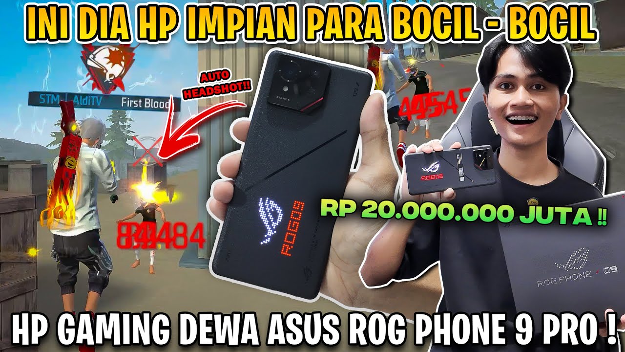INI HP IMPIAN PARA BOCIL BOCIL !! ASUS ROG PHONE 9 PRO 20 JUTA !!