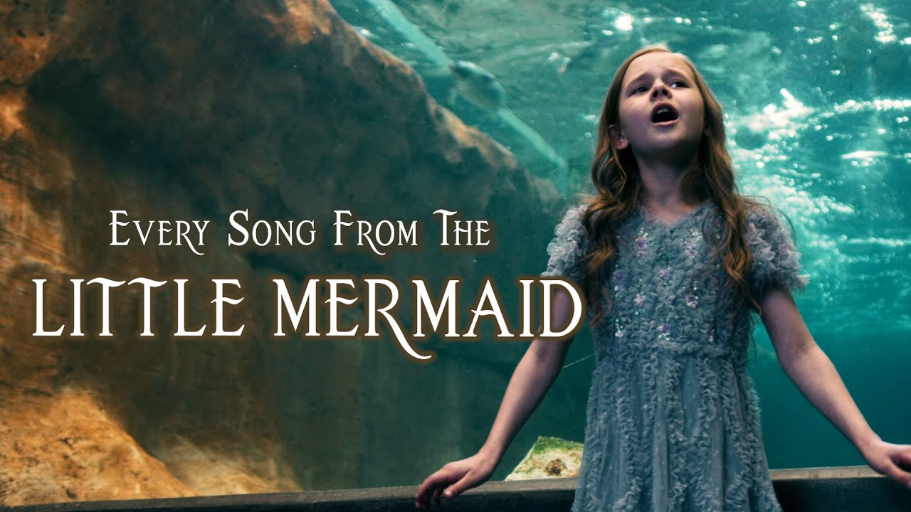 SINGING EVERY SONG FROM THE LITTLE MERMAID! - 10-Year-Old Claire Crosby