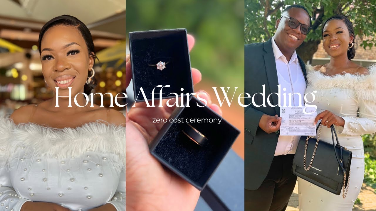 Home affairs wedding vlog| Zero cost ceremony