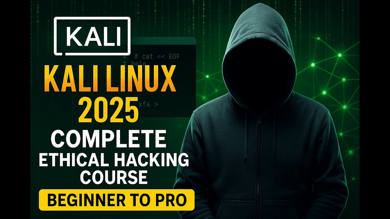 🔥Kali Linux Full Course for Beginners 2025 | Master Linux in 2 Hours (Step-by-Step Practical Guide)☠