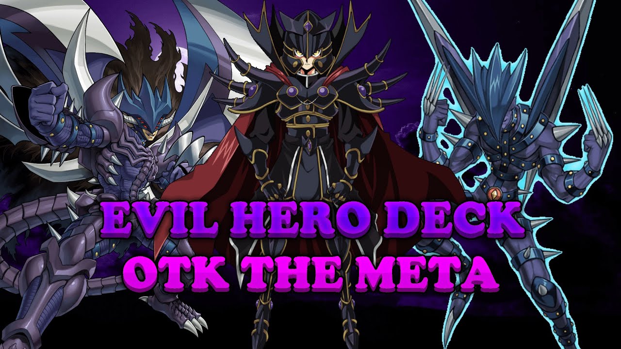 EVIL HEROES OTK THE META! | COMPETITIVE Evil Hero Deck | Yu-Gi-Oh Duels + Deck list