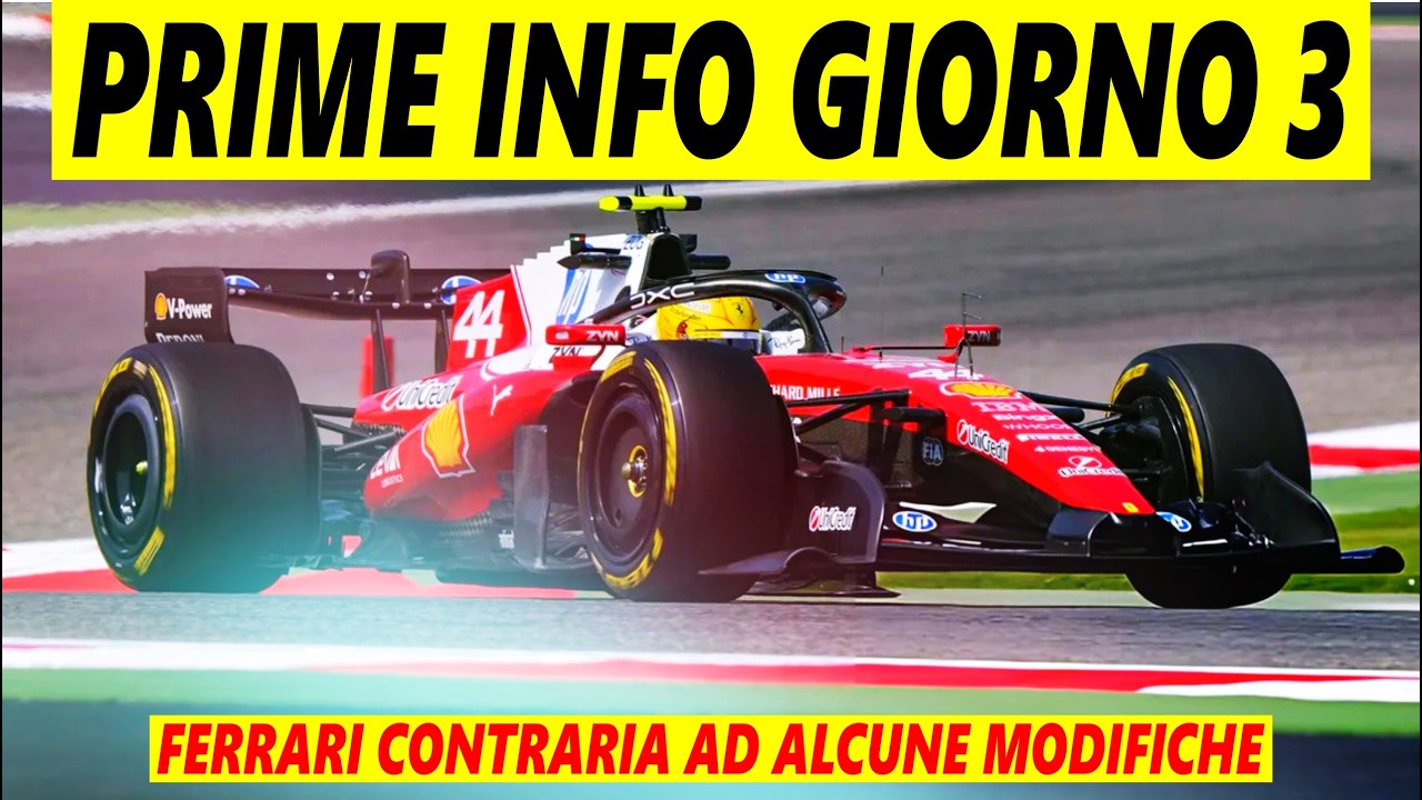 🔴FERRARI-MERCEDES: ANALISI long run e GIRI VELOCI. Test Bahrain GIORNO 3.