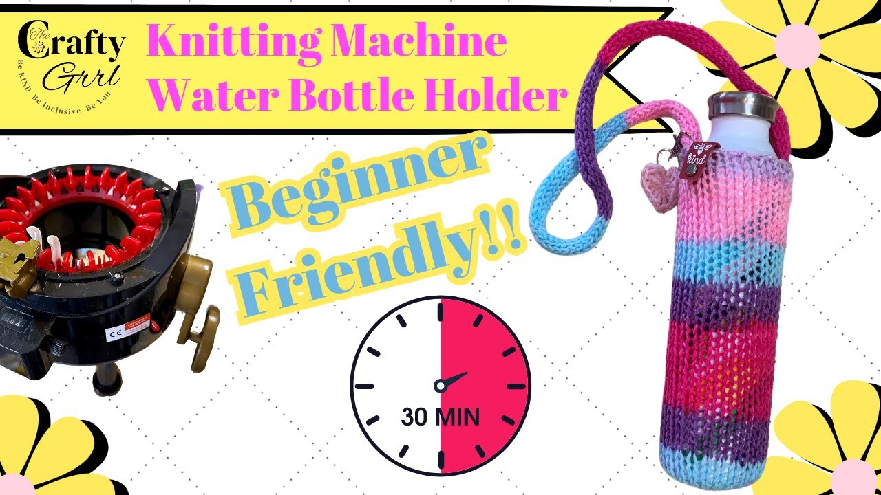 Beginner friendly knitting machine project in 30 minutes or less!!!