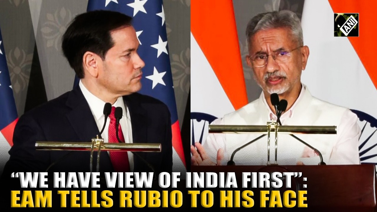 &ldquo;Like America First, we have view of India First&rdquo;: EAM Jaishankar tells Marco Rubio to his face
