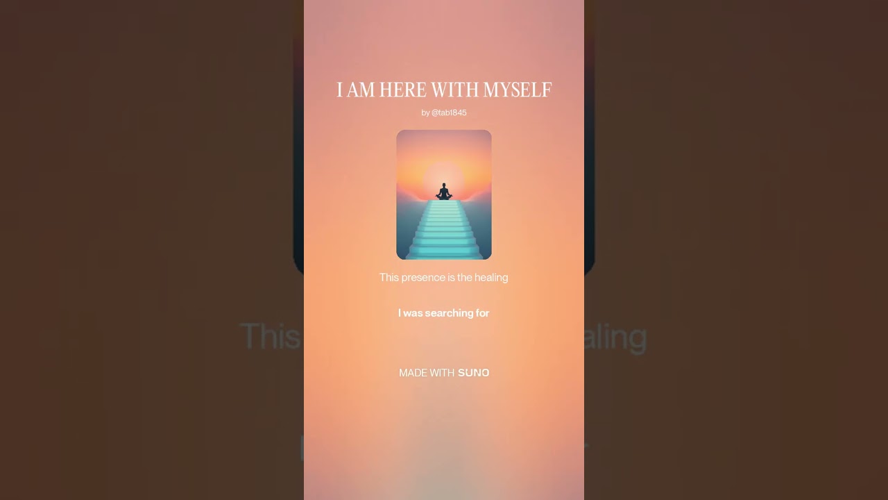 I Am Here With Myself | Presence, Grounding & Self-Connection