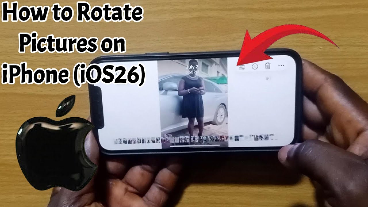 How to Rotate Pictures on iPhone iOS26