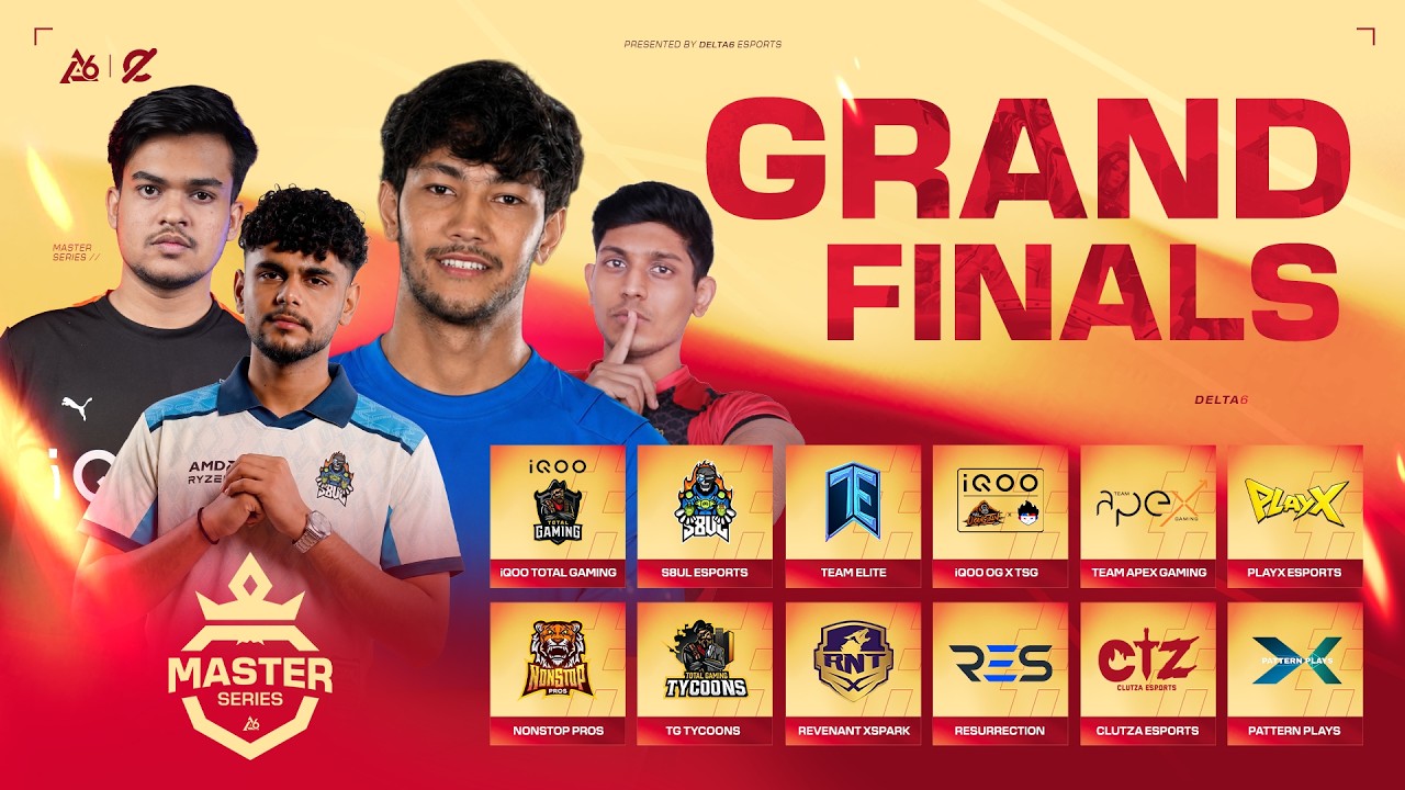 Grand Finals  | DELTA6 - MASTER SERIES #freefire #freefirelive #gyangaming