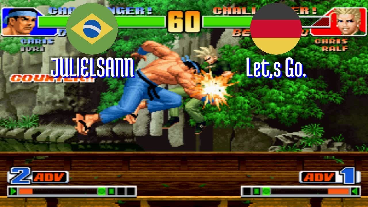 FT3 @kof98: JULIELSANN (BR) vs Let,s Go. (DE) [King of Fighters 98 Fightcade] Jun 19