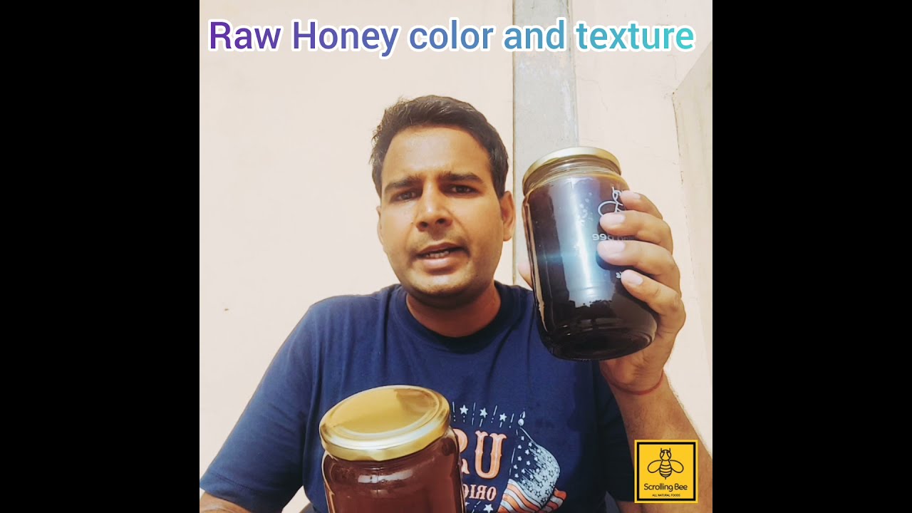 Raw Honey -  Color and Texture