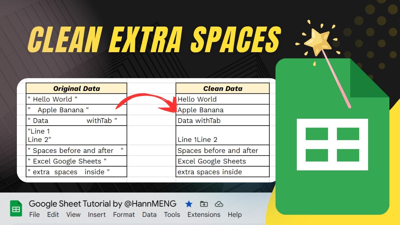 How to Remove Extra Spaces in Google Sheets (4 EASY Methods!)