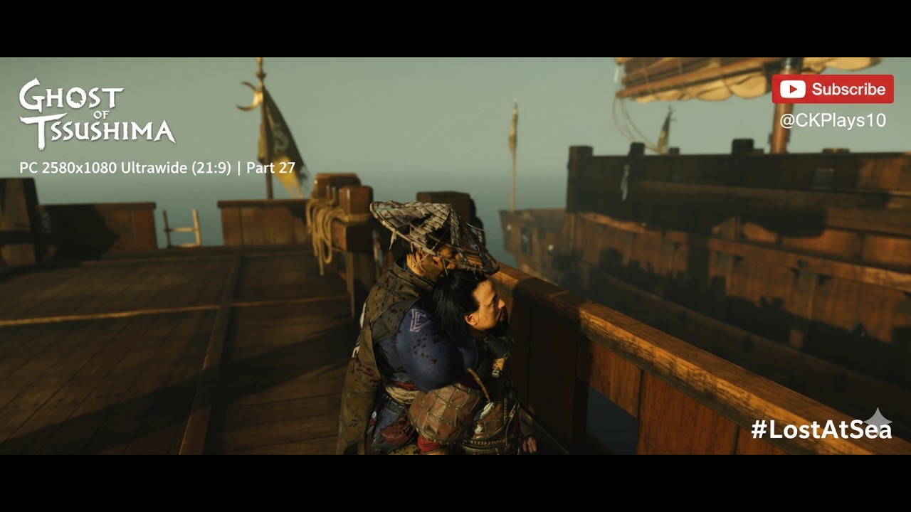 Ghost of Tsushima Gameplay | Part 27 “Lost at Sea” | 2580×1080 Ultrawide 21:9