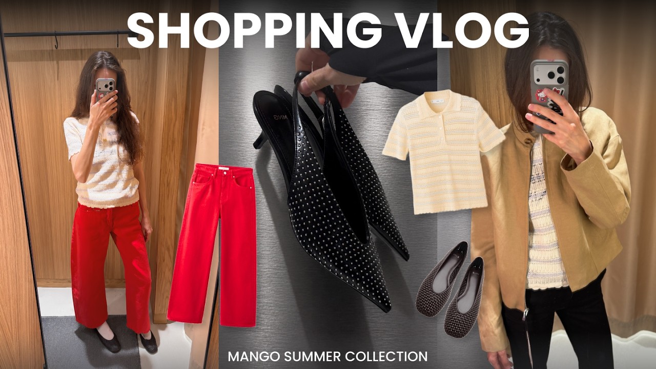 MANGO SHOPPING VLOG | новая коллекция с примеркой