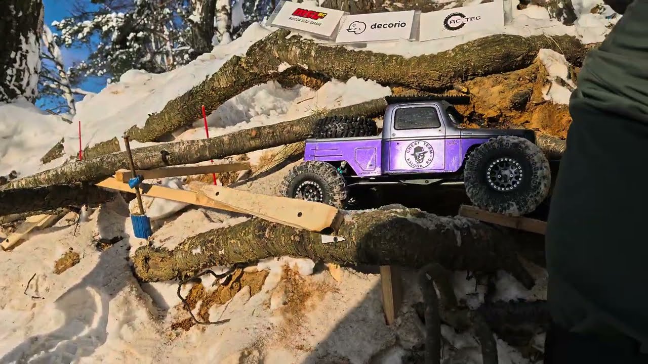 Vanquish Power Wagon class 2 course 1 run at RCTEG Winter RC Trial 2026 on Jan 31, 2026