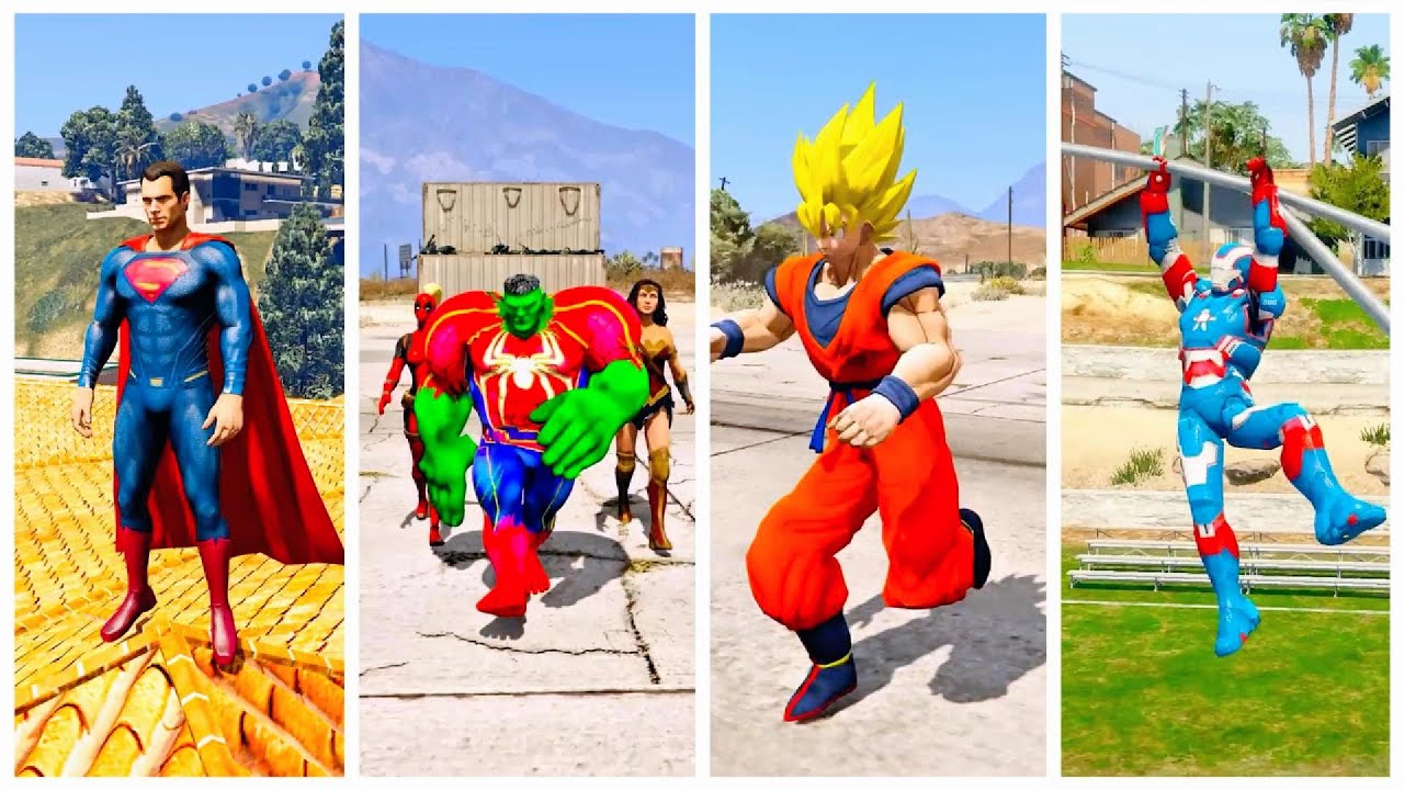 SUPERHERO MEGA BATTLE #71   MARVEL AND DC SUPERHERO BATTLE HULK & VENOM  VS SPIDERMAN & IRONMAN