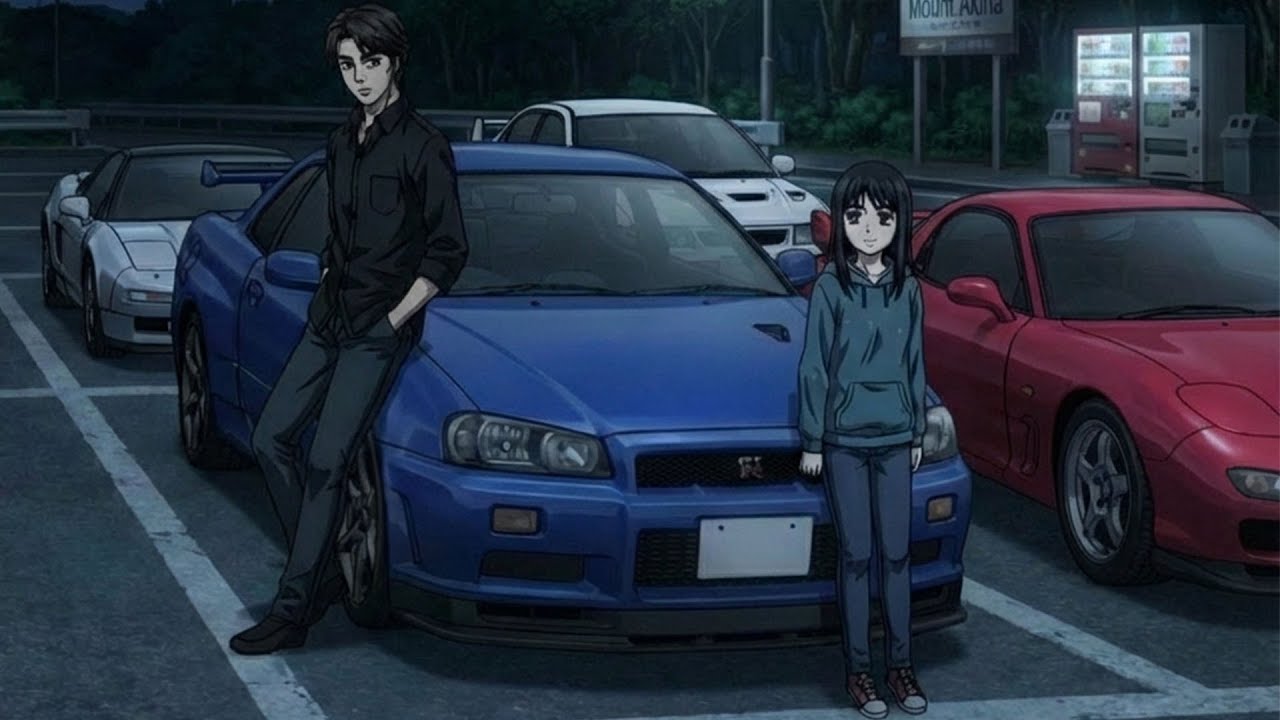 Initial D Anime - The Legend of the R34 GTR Eurobeat X City Pop | AMV